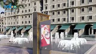 Double Side P4 Outdoor Advertising Digital Display Screen