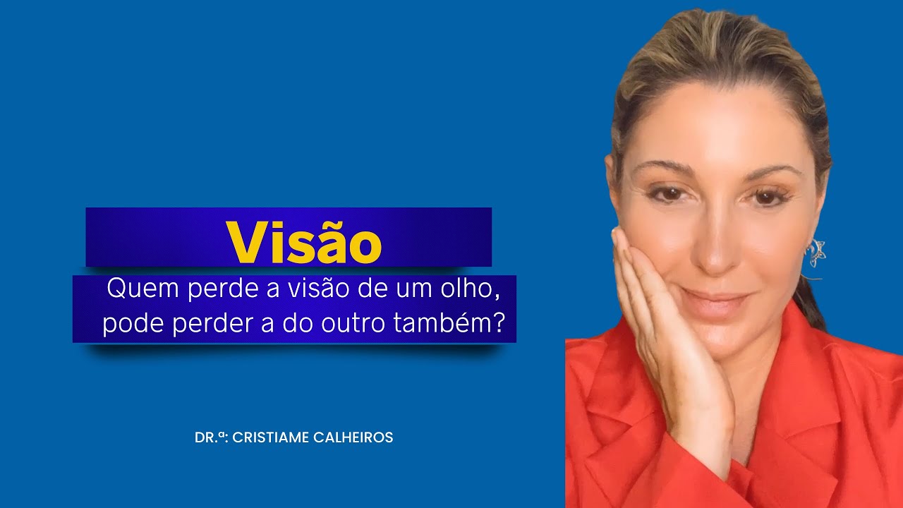 Quem perde a visão de um olho por glaucoma, pode perder a visão do ...