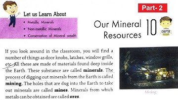 CBSE | Class 4 | Social Studies | Chapter 10 | Our Mineral and Resources  | Part 2  | हिंदी में