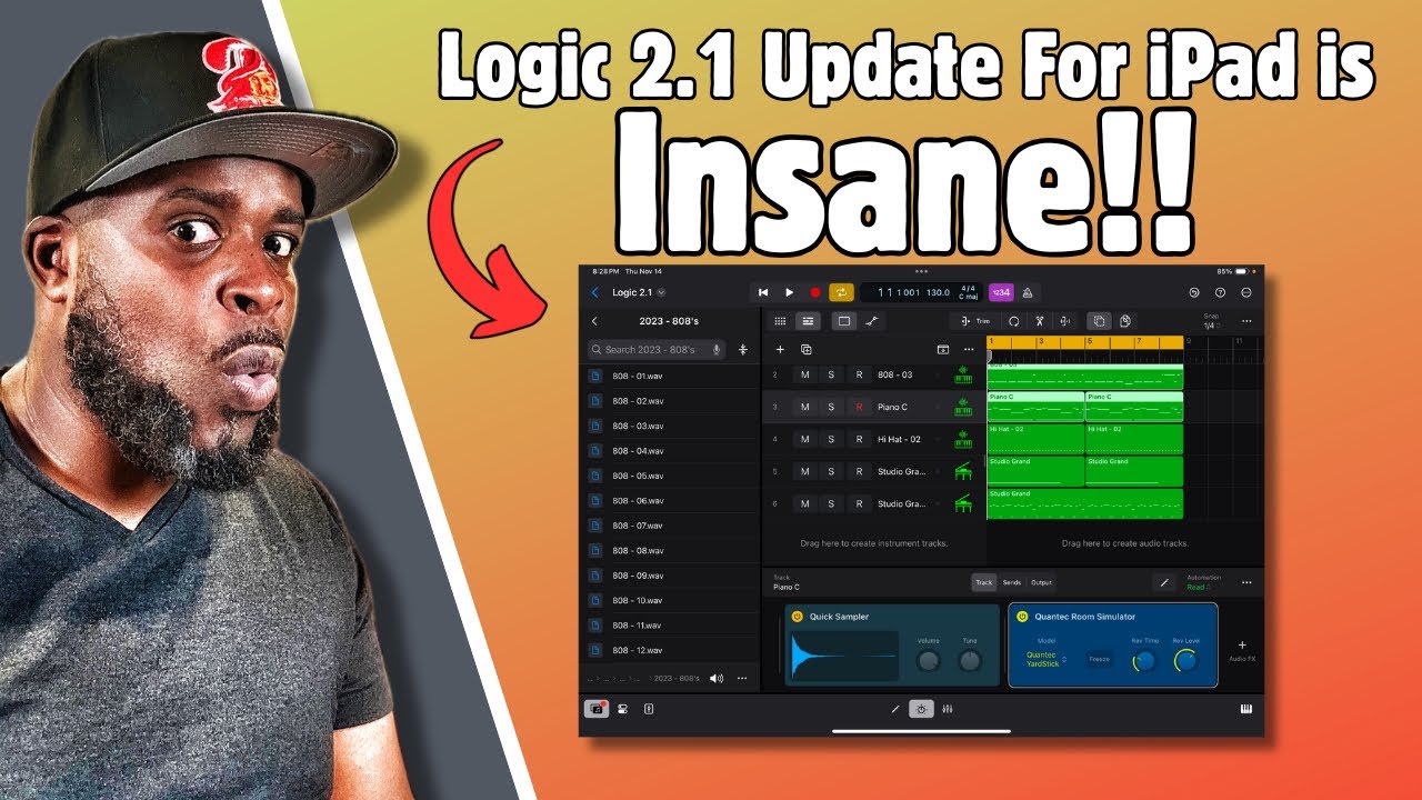 The New Logic Pro Update for iPad is Insane 🔥 - YouTube
