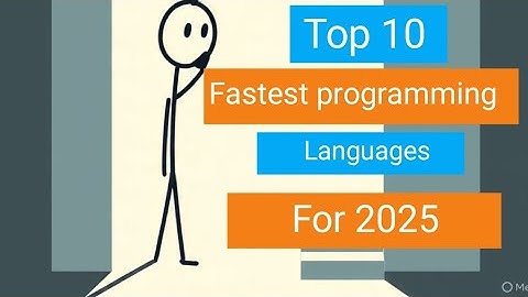 Top 10 Fastest Programming Languages for 2025 || Boost Your Coding Speed! || Speed&Performance.