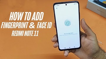 Redmi Note 11 - How To Register Fingerprint & Face ID!