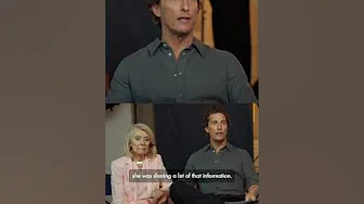 Matthew McConaughey Says His Mom Shared His Secrets to the Press