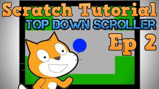 WALL COLLISION AND NPC'S!!! | How To Make A Top Down Scroller In Scratch | Ep 2
