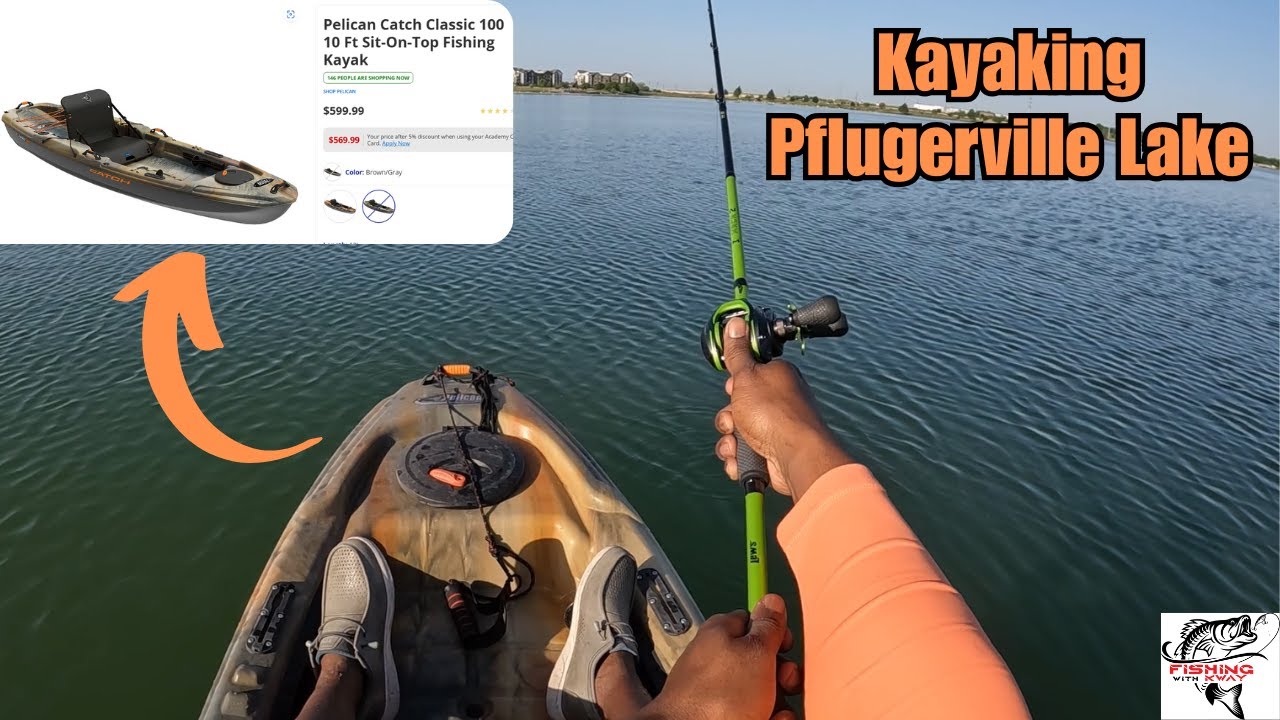 Kayaking Pflugerville Lake | Pelican Catch 100 Kayak