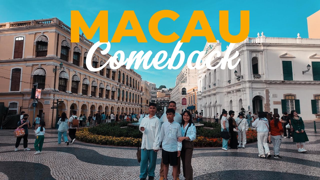 Macau Comeback! Grand Lisboa Palace Check in + Exploring Senado Square