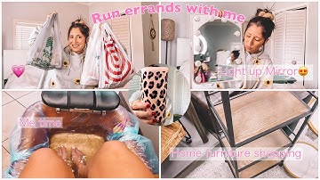 RUN ERRANDS WITH ME + HAUL AT THE END 💅🏼💫💗 DOLLAR TREE | MARSHALLS |TARGET |AMAZON