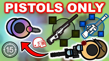 KILLING MINI-GUN HACKER with OT-38! || Pistols Only - Surviv.io