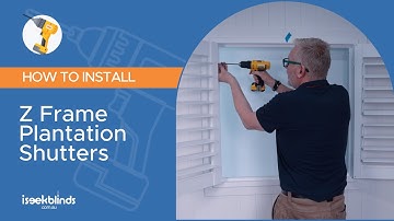 How to Install Z Frame Plantation Shutters