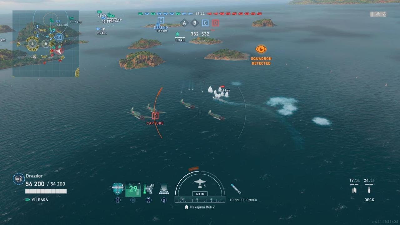 World of Warships: Legends - Kaga first blood