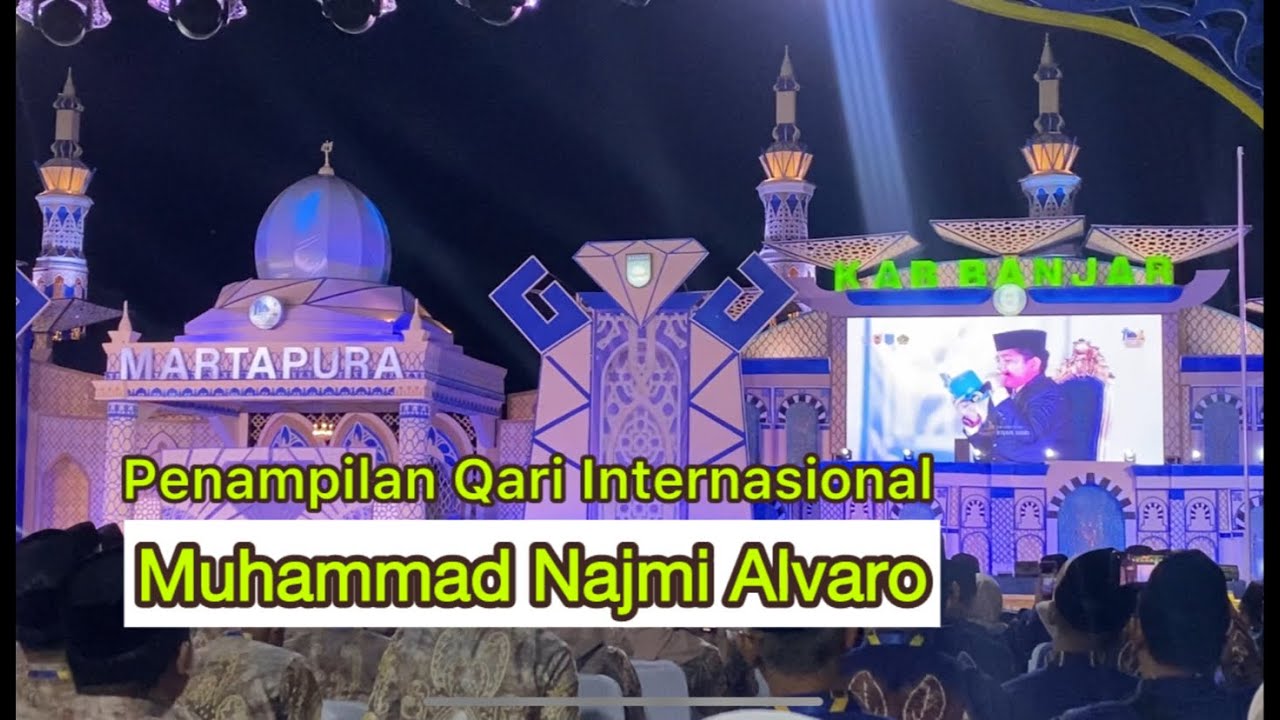 Penampilan Qori Internasional Muhammad Najmi Alvaro di Pembukaan MTQ Kalsel 2025