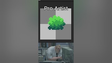 Noob Artist vs Pro Artist creating PIXEL ART bush. #pixelart #aseprite #pixelarttutorial
