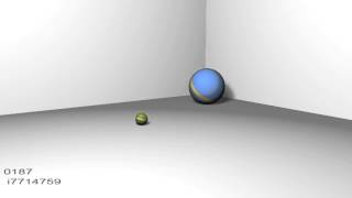 light and heavy bouncing balls