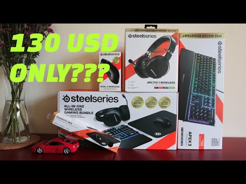 The New SteelSeries Wireless Bundle is ACTUALLY INSANE! - Arctis 1 Wireless|Apex3|Rival3Wireless|QCK