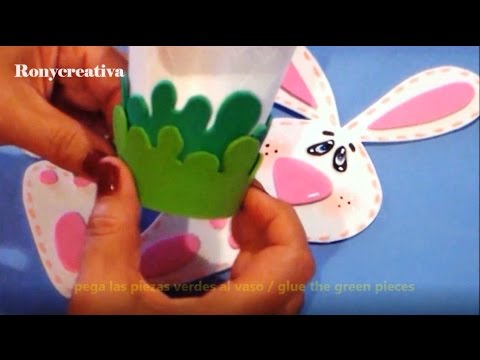 Conejos Dulceros Para Pascua O Fiestas Infantiles Easter Bunny Diy Ronycreativa Manualidades Youtube