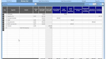 How to Record Money In and Out in Simplazz123 Bookkeeping Program for Small Business