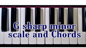 G sharp minor scale and Chords in Telugu