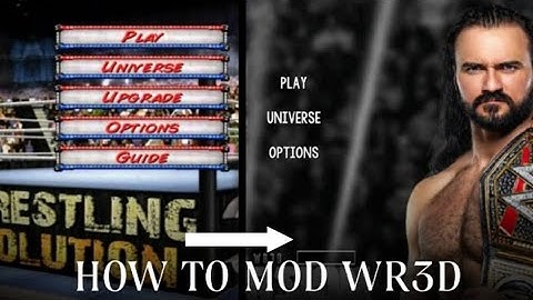 How To Mod WR3D (Basic Tutorial)