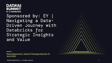 Sponsored by: EY | Navigating a Data-Driven Journey with Databricks for Strategic Insights and Value