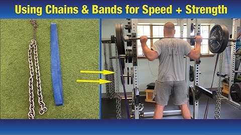MOST EFFECTIVE Squat Method Using Chains & Bands - Maximize Speed & Strength