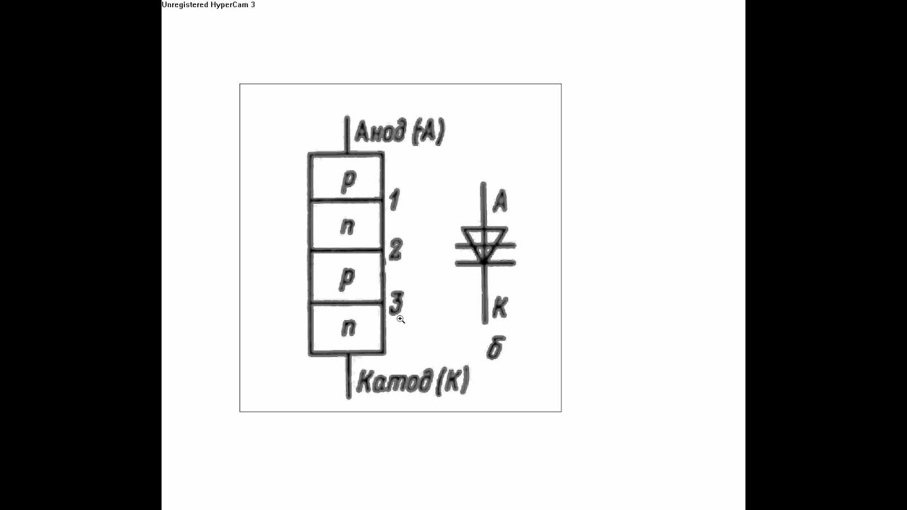 Тиристор Принцип работы тиристора - YouTube