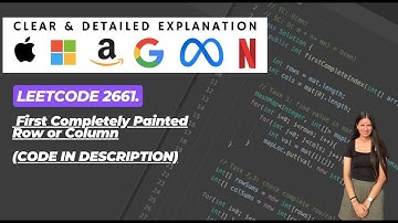 LeetCode 2661. First Completely Painted Row or Column | LeetCode Daily Challenge
