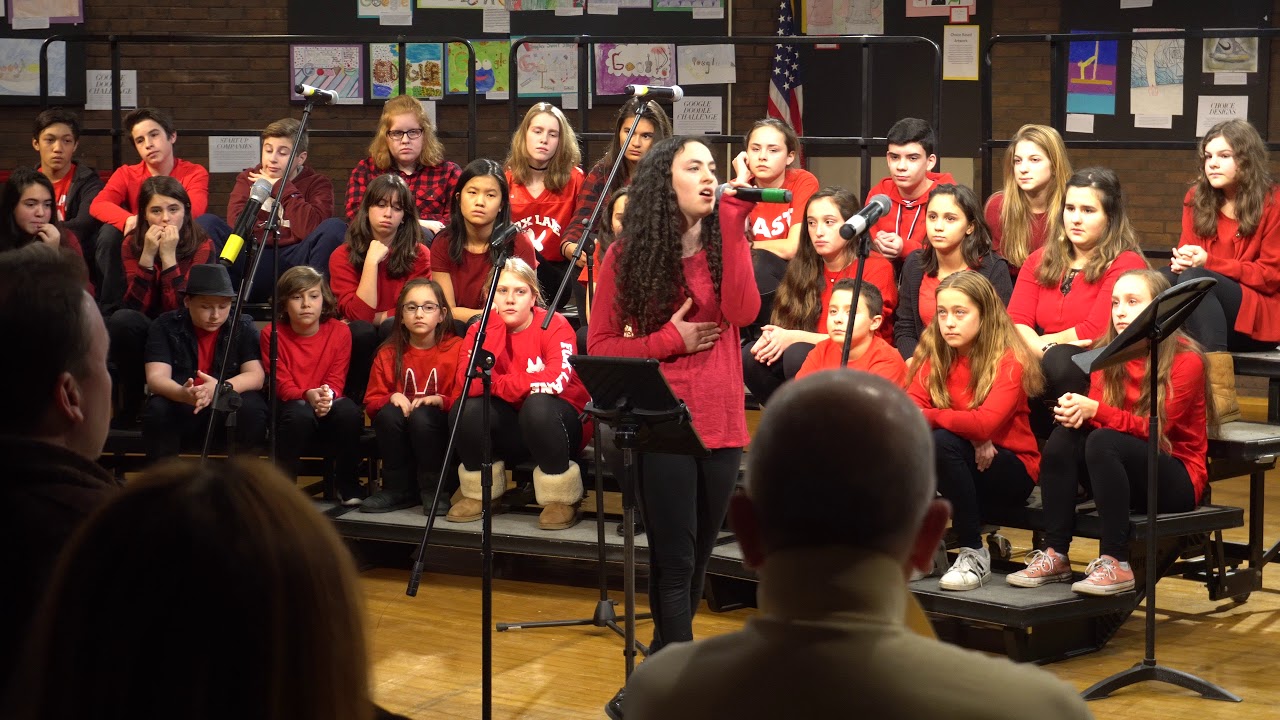 Danielle Ruzza Singing CreepFox Lane Middle School YouTube