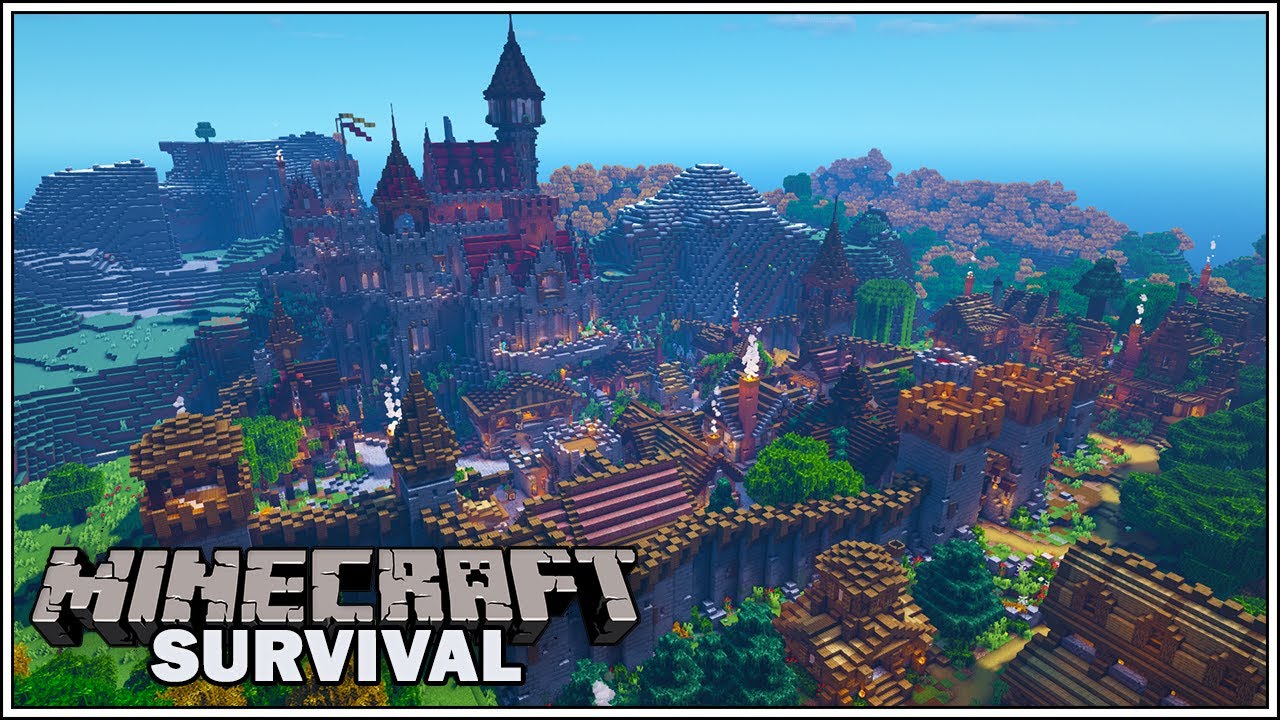 THE CASTLE IS COMPLETE!!! Episode 43 Minecraft 1.15 Survival Let's Play ...