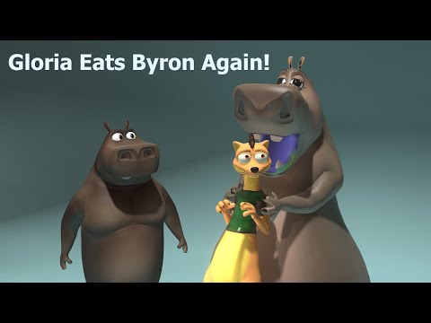 Gloria eats Byron Again!