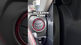Alto k-10 Ac wrapped in red❤️ #alto #altok10