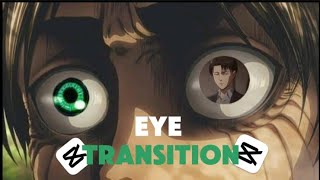 Eye transition tutorial - Capcut |Anime| #capcut#tutorial#anime