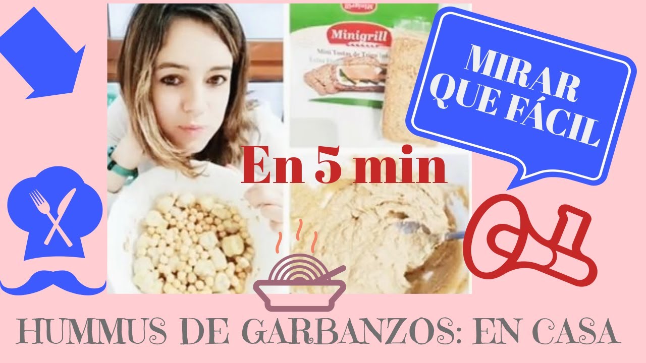 Como hacer hummus de garbanzo