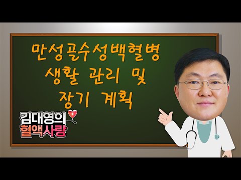 [김대영의 혈액사랑] 만성골수성백혈병 - 생활 관리 및 장기 계획