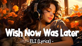 Wish Now Was Later - Eli  [ Lyrics   Vietsub ] ~ Best Acoustic Songs Ever