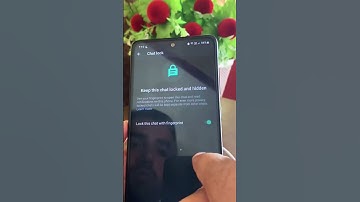 How to enable chat lock in WhatsApp | WhatsApp chat lock feature