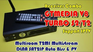 Receiver GTMedia V8 Turbo T2MI Multistream Parabola & TV Digital Serba Autoroll