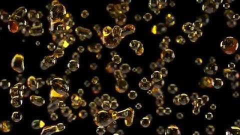 Golden Bubbles! (fun with RealFlow)