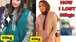 Weight loss journey after pregnancy ? | How I lost 35 kgs | Weight loss tips weightloss
