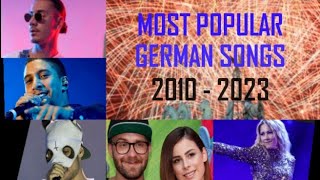 Most Popular German Songs Each Year Since 2010