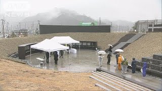 大震災8年　釜石市で駅中心に街再建　追悼施設も(19/03/11)