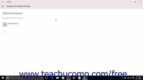 Windows 10 Tutorial Managing Apps and Features Microsoft Training