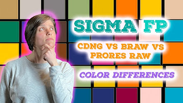 Sigma FP CDNG vs BRAW vs ProRes RAW - color difference