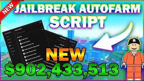 *NEW* JailBreak Script (PASTEBIN 2024) (AUTOFARM MONEY, AUTOROB, CHECK STATUS, ESCAPE)