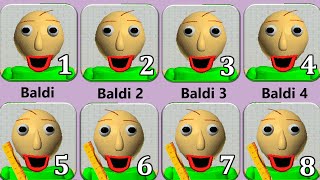 Baldi,Baldi 2,Baldi 3,Baldi 4,Baldi 5,Baldi 6,Baldi 7,Baldi 8