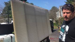 Cleaning nicotine from honeycomb shades