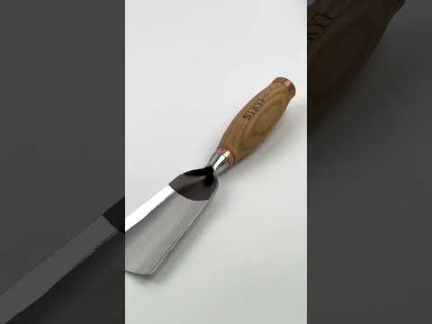 Стамеска по дереву силова 70 мм полога № 7 STRYI Profi, видео 1