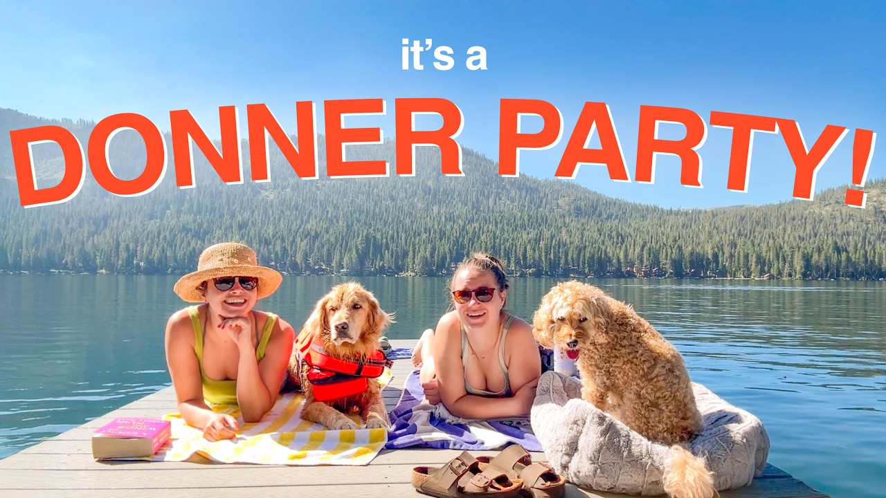 Мы привезли собак на озеро Доннер!