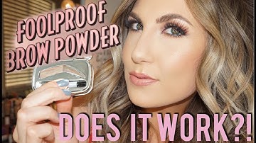 BENEFIT FOOLPROOF BROW POWDER | DOES IT WORK?!