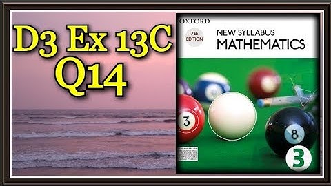 Q14 || Ex 13C || D3 || Geometrical properties of a Circle || NSM 7th edition