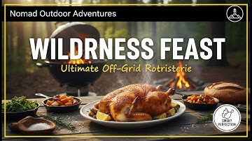 How to Make Juicy Rotisserie Chicken on a Charcoal BBQ | DIY Battery Rotisserie Grill Setup